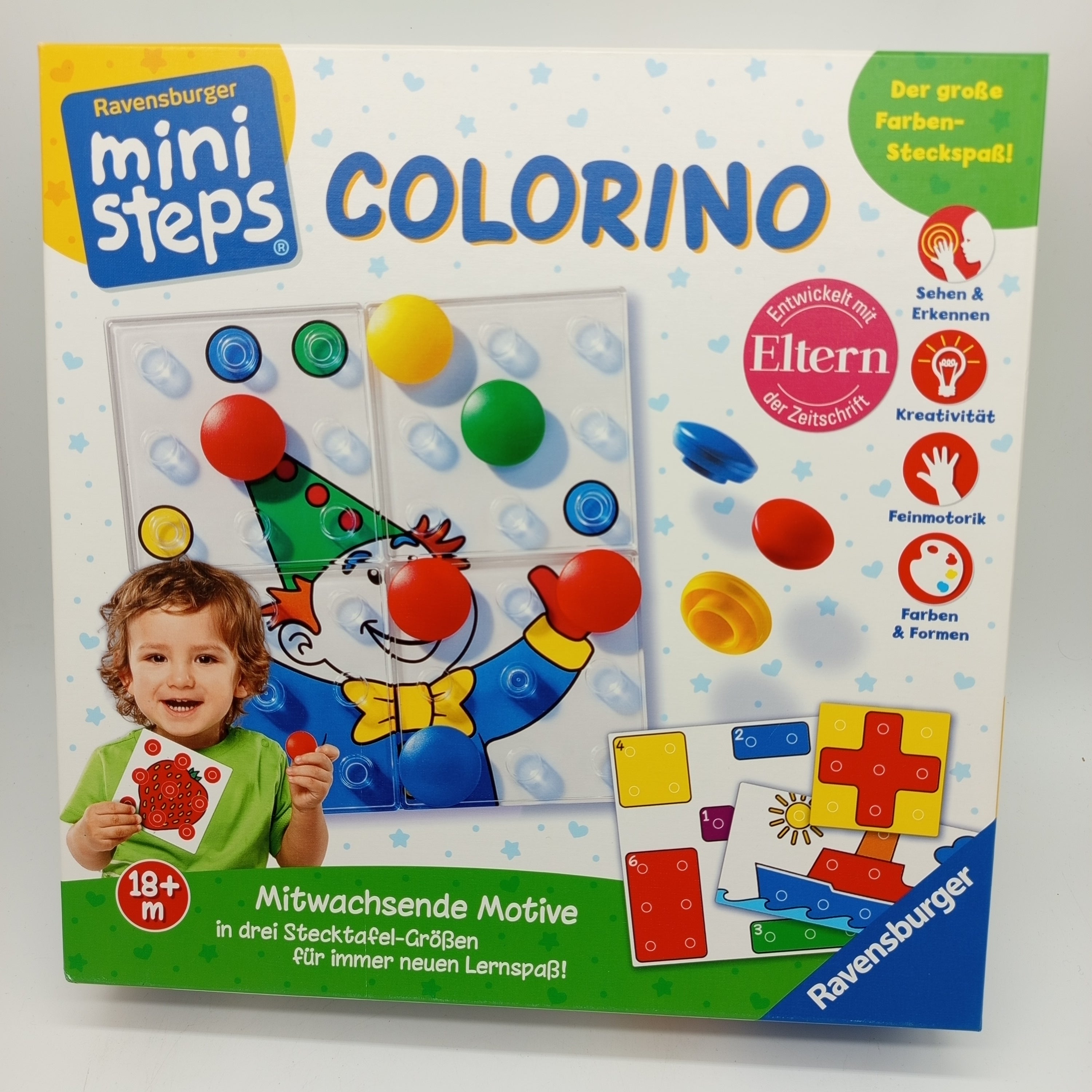 Ravensburger Colorino – Farbsteckspiel Lernspiel ab 18 Monaten, OVP